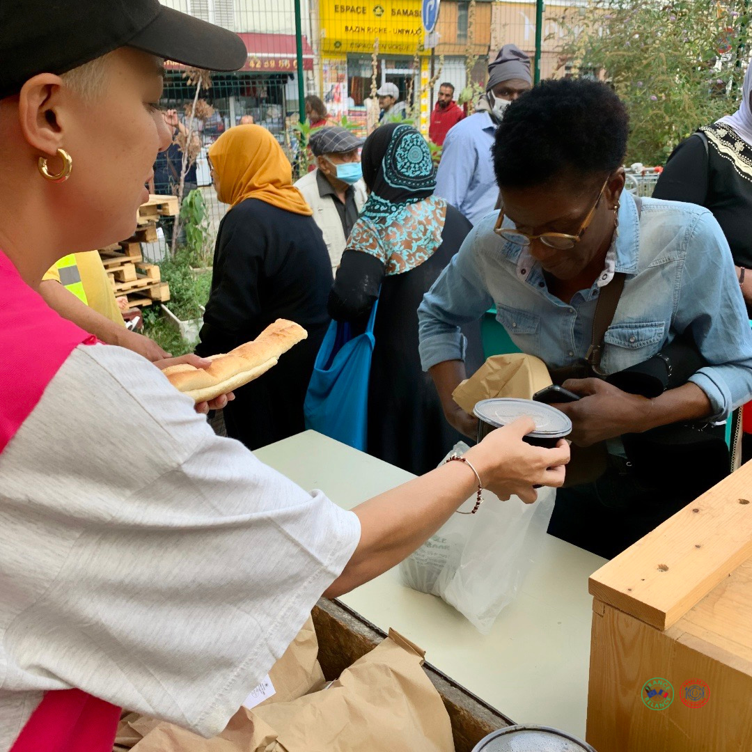 Distribution de nos repas solidaires